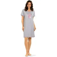 comtessa Nachthemd Feeling Good (Set, 1-tlg., 1-teilig) Damen Sleepshirt ca.95cm Schlafshirt Baumwolle auch große Größen