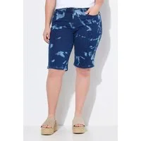 Angel of Style 5-Pocket-Jeans Jeans-Bermuda Berry gerade Passform Batik