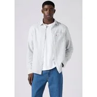Levi's® Langarmhemd SUNSET 1 POCKET STANDARD Leinen- Struktur