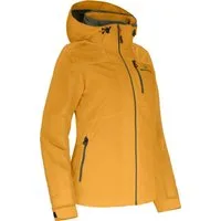 Bergson Regenjacke KURRIKA Damen Regenjacke, Netzfutter, 20000 mm Wassersäule, Normalgrößen, gold