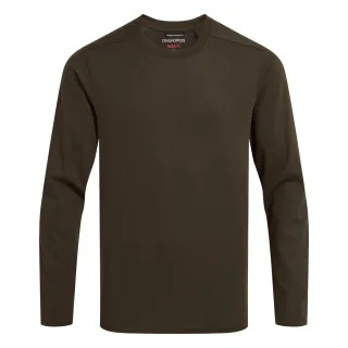 Craghoppers - "Abel" T-Shirt für Herren Langärmlig (Waldgrün)