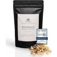 Incensera Räucherstäbchen-Halter Weihrauch Harz Äthiopien, Räucherharz Olibanum Frankincense Boswellia, naturbelassen, sortenrein, ohne Zusätze, wiederverschließbar