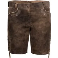 Spieth & Wensky Trachtenlederhose Lederhose Damen kurz Glenda ZV E/Keder