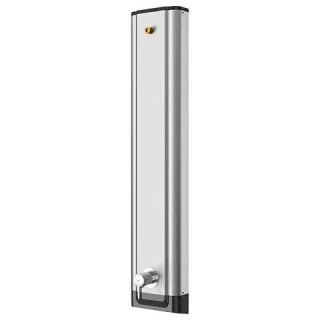 KWC Aquarotter Duschpaneel, F5, Edst., Thermostat, EHM, für Duschkopf, Hygieneoption, 2030066541 2030066541