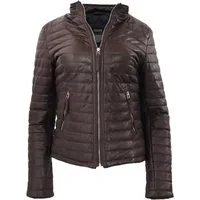 RICANO Lederjacke Padded hochwertiges Lamm Leder