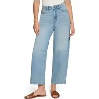 Zero Regular-fit-Jeans Damen fit Jeans mit Waschung