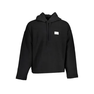 Calvin Klein Schwarzes Baumwoll-Sweatshirt für Herren