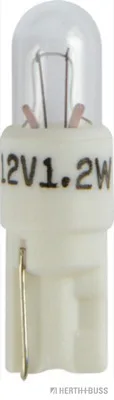 HERTH&BUSS Glühlampe, Instrumentenbeleuchtung, 12 V, 1,2 W, KW2x4,6d weiß - 89901176