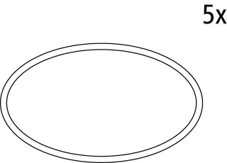 Kermi EBBA005 Set O-Ring75 x 2,5 GVBA DN50, 2534995 2534995