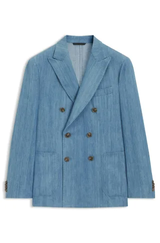 BOSS Menswear Black - C-Hanry-DB-W-263F Light Blue - Gr. - 50