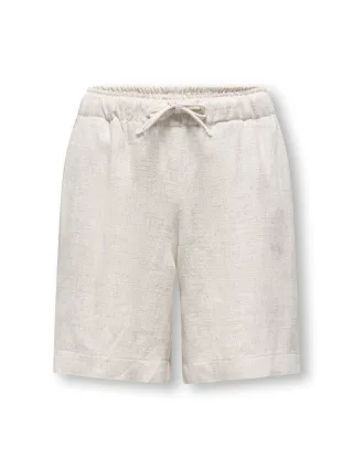 KIDS ONLY - KOGSIESTA PULLUP LINENBL SHORTS PNT NOOS Moonbeam - Gr. - 152