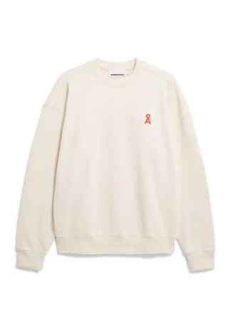 Armedangels - Sweatshirt mit Backprint beige - Gr. - M