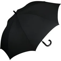 HAPPY RAIN Stockregenschirm Selection Regenschirm Stockschirm Golf AC Kinematic, schwarz
