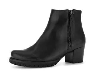 Gabor Stiefelette "ATHEN", Blockabsatz, Ankleboots mit Zierreißverschluß