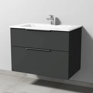 Sanipa 3way Glas-Set Glas-Waschtisch und Unterbau (UP202) 582x800x487 UP2021B