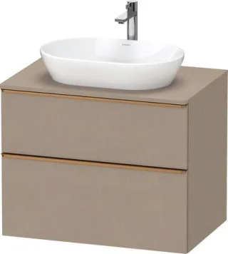 Duravit D-Neo Konsolenwaschtischunterbau wandhängend Leinen Matt 800x550x664 mm - DE4967004750000 DE4967004750000