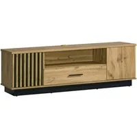 Beautysofa TV-Regal mit Schublade 155cm LAMELO, zweitürig mit Stauraum