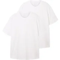 TOM TAILOR PLUS T-Shirt (2-tlg) 2er Pack unifarben