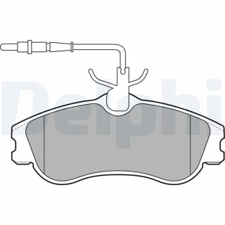 Delphi Bremsbel?ge vorne Citroen Peugeot LP1607