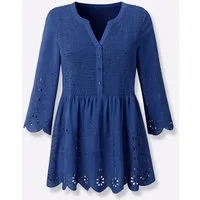 Witt Klassische Bluse Spitzen-Bluse 3/4-Arm