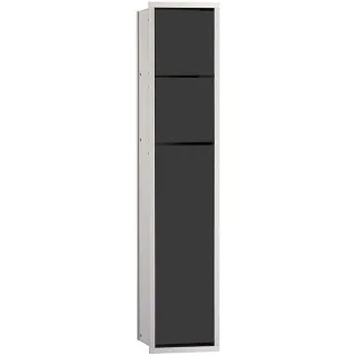 Emco Asis 150 Unterputz-WC-Modul 975027550 aluminium/schwarz, 809 mm