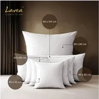 Lavea Kissenbezug 2er Set 100% Baumwolle flauschig, Jasmin, Kissenhülle, Kissenbezüge, (2 Stück), pflegeleicht, langlebige Qualität, mit Reißverschluss
