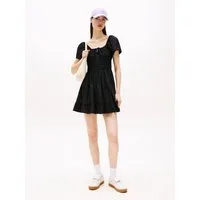 Tommy Jeans Minikleid TJW ROUCHE MINI POPLIN DRESS EXT