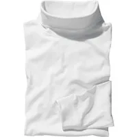 redfield Rollkragenshirt Rollkragen-Langarmshirt Roy weiß Redfield Übergröße
