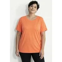 Ulla Popken T-Shirt Funktions-Shirt Rundhals Halbarm recycelt