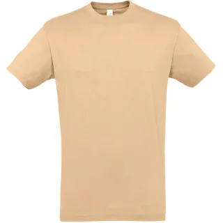 SOLS Herren Regent T-Shirt mit kurzen Ärmeln (Sand)