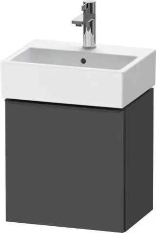 Duravit D-Neo Waschtischunterbau wandhängend Graphit Matt 434x322x440 mm - DE4217RBD490000 DE4217RBD490000