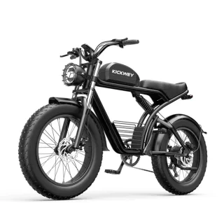 [EU DIRECT] KICKWEY K7 Electric Bike 48V 23AH 1500WMotor Recommended Top Speed 25KM/H 20 Inch Electric Bicycle 70-120