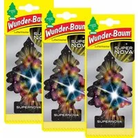 Wunder-Baum Raumduft 3er Set Wunderbaum SUPER NOVA drei Stück