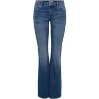 ONLY Bootcut-Jeans ONLPHOEBE LW B-POC FLARE DNM PIM454 NOOS Baumwollmischung, bootcut fit