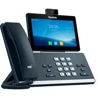 SIP-T58W mit Kamera, VoIP-Telefon schwarz