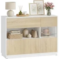 Woltu Sideboard, mit Schublade, Kommode für Esszimmer Wohnzimmer Schlafzimmer Flur