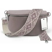ARTVALL Umhängetasche Cord Handtasche Brusttasche Crossbody Bag Rosé (Tasche inkl. Taschenband), Cord Bauchtasche Cordtasche Stoff weich abnehmbarer Taschengurt Klein