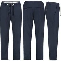 Eight2Nine Chinos Eight2nine Herren Leinen Hose Leinenhose Regular Freizeithose Sommer