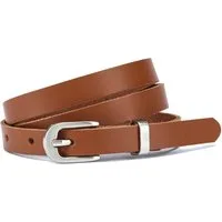Frentree Ledergürtel Taillengürtel Damen 1,5 cm schmaler Hüftgürtel, MADE IN GERMANY Echtleder Gürtel high warst für Kleid und Anzugshose, kürzbar