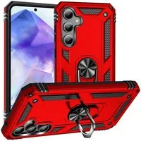 CoolGadget Handyhülle Armor Shield Case für Samsung Galaxy A55 5G 6,6 Zoll, Outdoor Cover mit Magnet Ringhalterung Handy Hülle für Samsung A55 5G