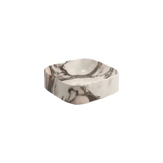 KLUDI-RESA C Waschtisch 40 x 40 H14 cm Quadratisch Marble Calacatta Viola matt 58CW30S3