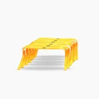 SF SUPRFIT Hürde Agility Hürden Koordinationshürden (1,34 kg (30 cm) / 1,08 kg (15 cm), Set mit 6 Hürden inklusive Tragegriff (15cm und 30cm)
