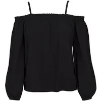 URBAN CLASSICS Langarmshirt Urban Classics Damen Ladies Cold Shoulder Longsleeve (1-tlg)