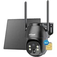 TWUFY IP-Überwachungskamera 4G LTE Überwachungskamera Aussen Akku mit SIM Karte (Außenbereich, 2K Kabellos Solar PTZ Kamera Ohne WLAN Outdoor, 1-tlg., 355°/100° Schwenkbar, Farb-Nachtsicht, Lokaler/Cloud Speicher, Audio, PIR Erkennung,Solar PTZ IP Ka
