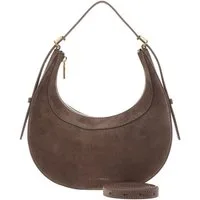 COCCINELLE Handtasche Mini Bag Suede Leather / Grained Leather, aus echtem Rindsleder