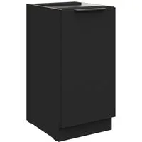 Küchen-Preisbombe Unterschrank 40 cm Küche SIENA Schwarz Küchenzeile Küchenblock Einbauküche