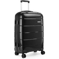 KONO Koffer Trolley mit 4 Rollen Polypropylen Ideal für Business & Schule