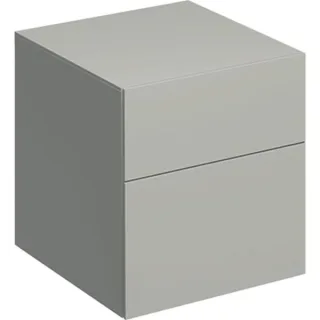 Geberit Xeno2 Seitenschrank mit 2 Schubladen 45x51x46,2cm, greige, 500504001 500504001