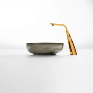 Steinberg Serie 489 Waschtisch Aufsatzschale rund aus Polyresin, 489 6010 30 489 6010 30