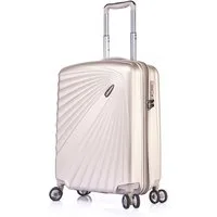 Verage Koffer Hartschalenkoffer Kinetic, weiterbarer Reisekoffer, 4 Rollen, Volumenerweiterung, leichter ABS Trolley, TSA-Zahlenschloss Koffer